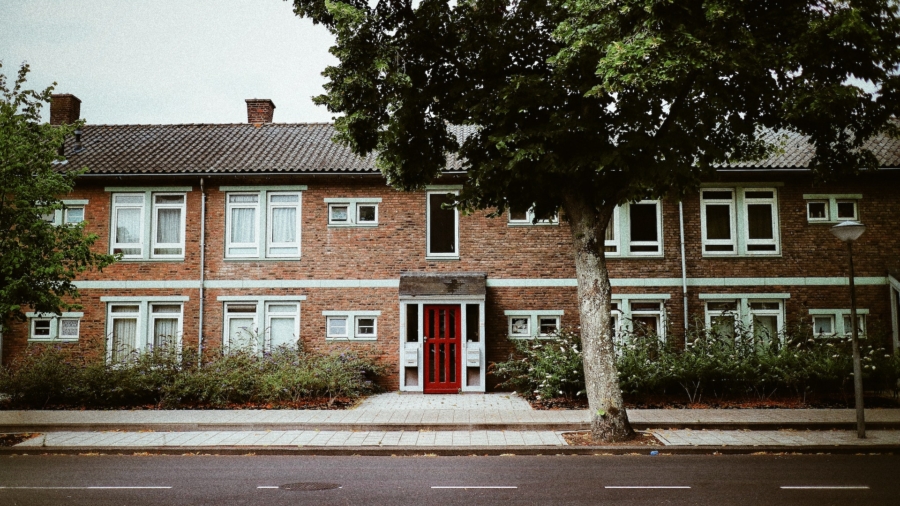 Woonwijk huizen Nederland