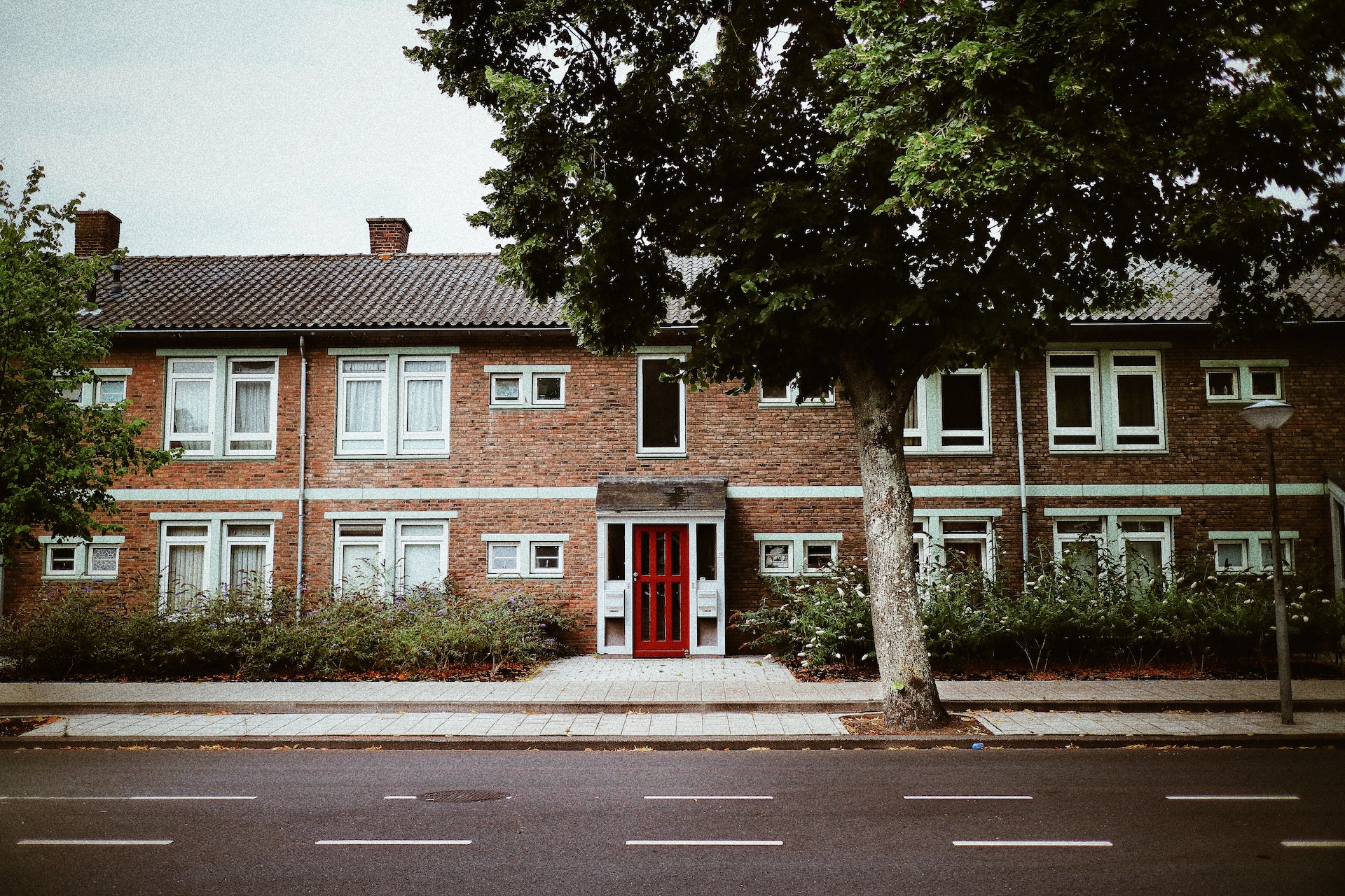 Woonwijk huizen Nederland