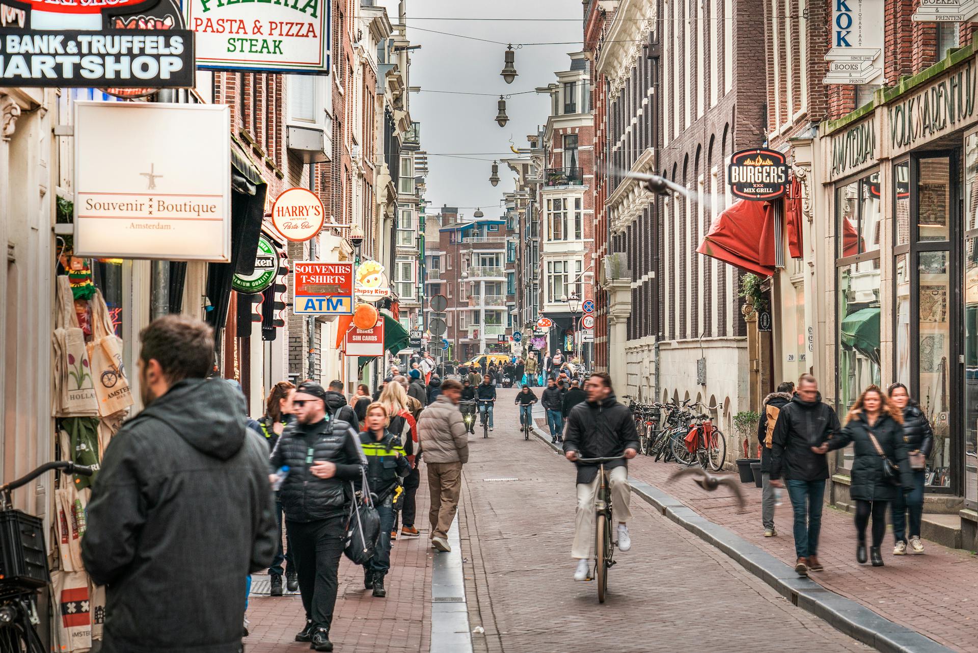 Amsterdam toeristen shops