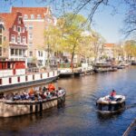 stad zomer amsterdam boot