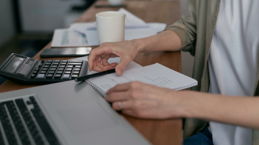 administratie boekhouding rekenmachine