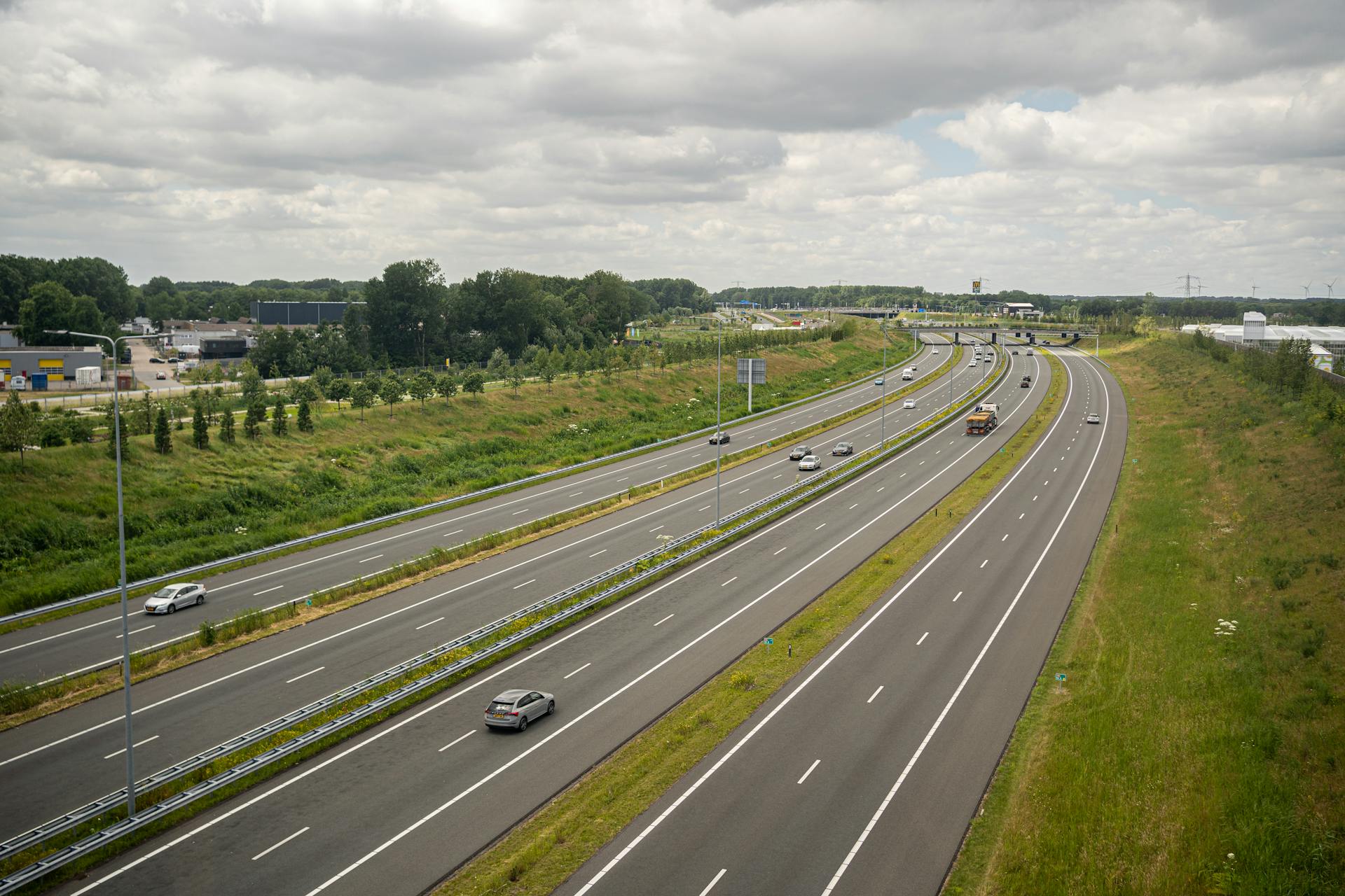 snelweg Nederland auto verkeer
