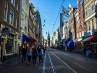 stad Amsterdam winkelen winkelstraat winkels