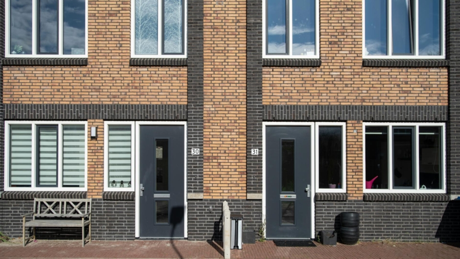 huizen huis wijk Nederland gevel voortuin