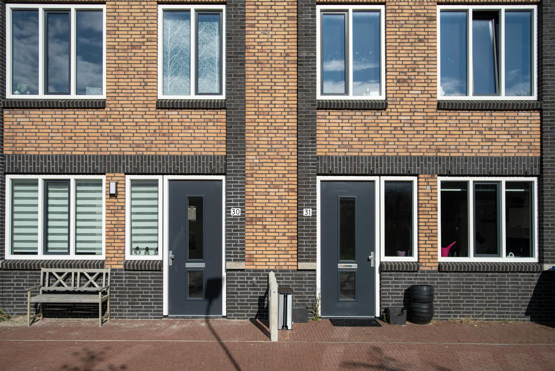 huizen huis wijk Nederland gevel voortuin