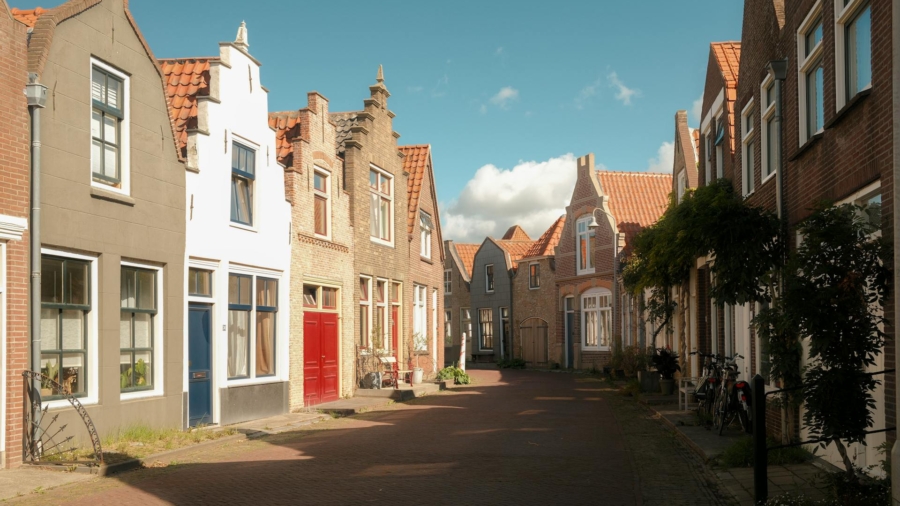 woonwijk huizen Nederland straat