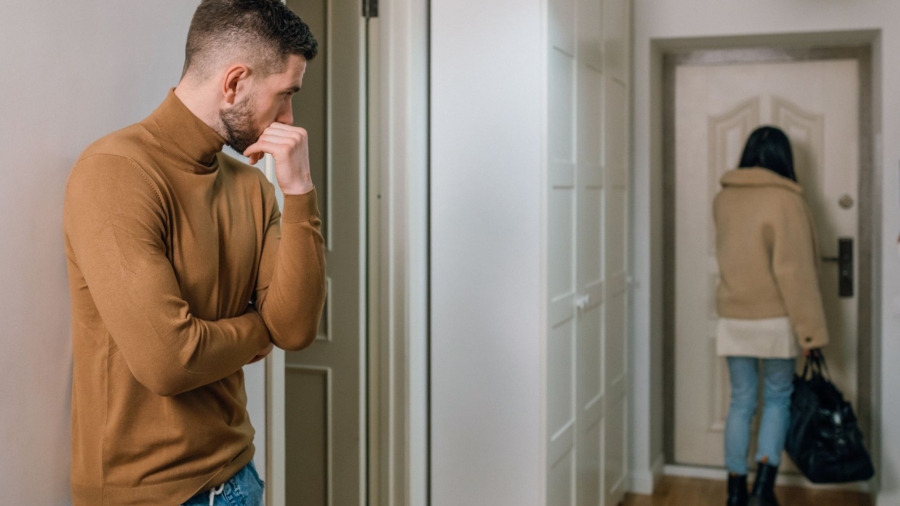 uit elkaar partners huis gang scheiden echtscheiding